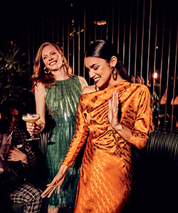two women dancing