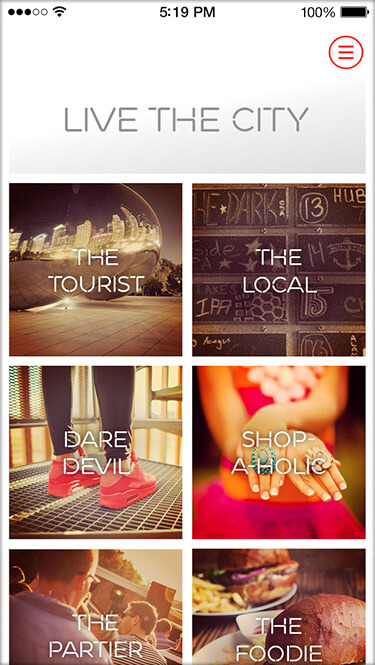 Mobile City Guide Screenshot