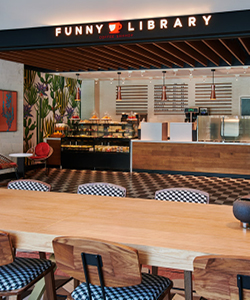 Funny Library at Virgin Hotels Las Vegas