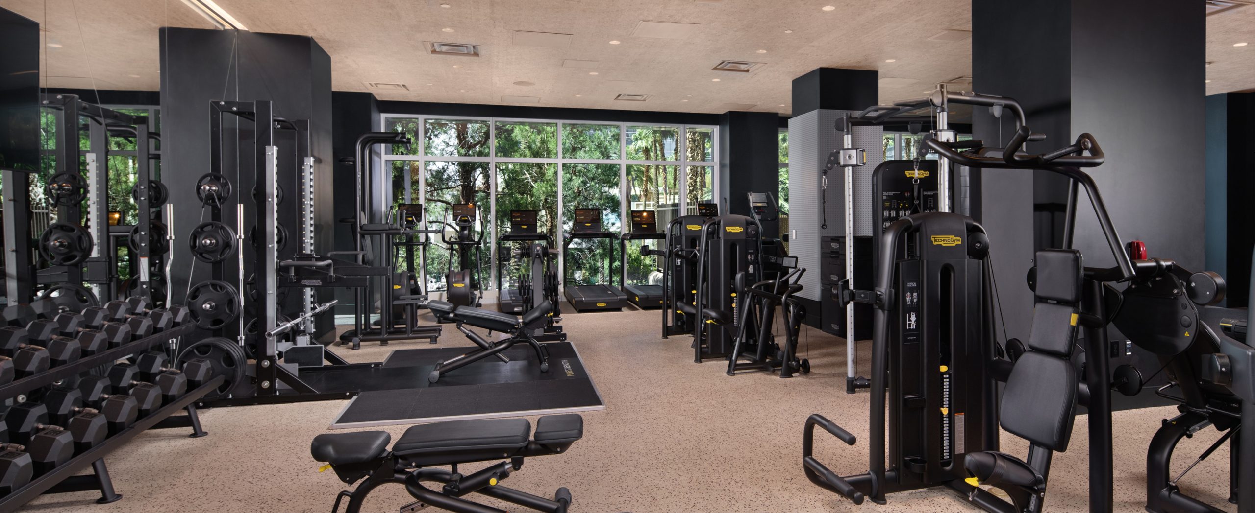 fitness center amenities